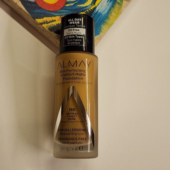 Almay Skin Perfecting Comfort Matte Foundation - 180 Neutral Toasty Beige - Picture 7 of 8